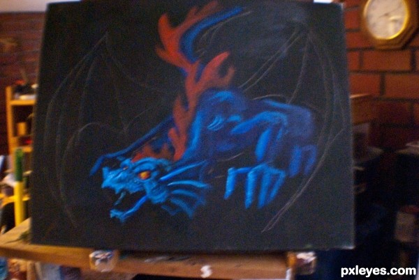 Creation of Blue Dragon: Step 3