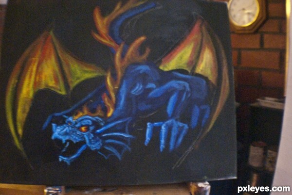 Creation of Blue Dragon: Step 4