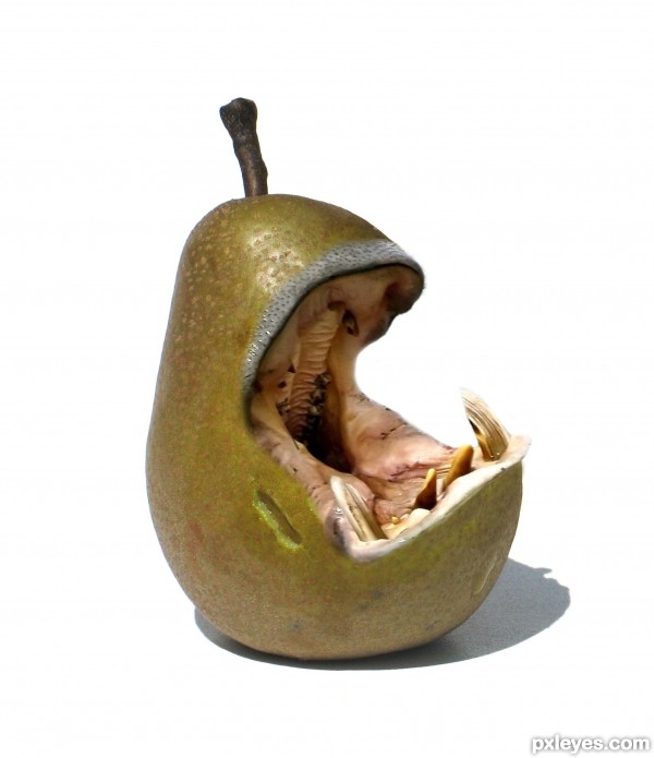 Creation of fear the Pear: Step 1