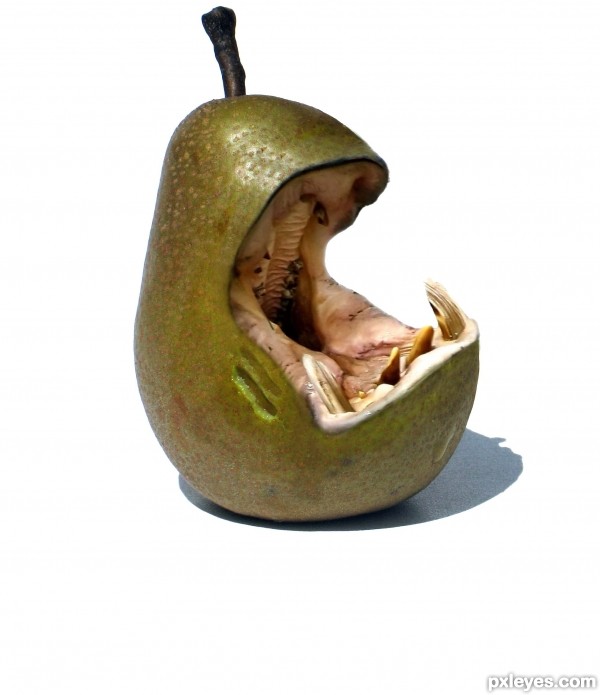 Creation of fear the Pear: Step 2