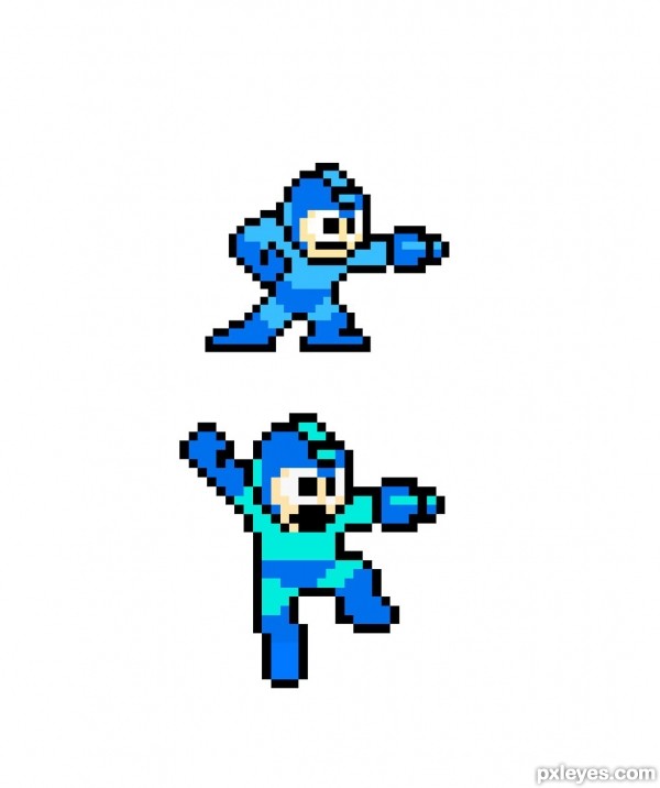 Creation of Mega Man: Step 1