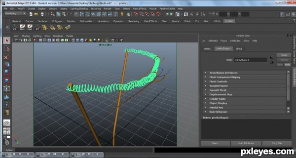 Creation of Light Bulb: Step 4