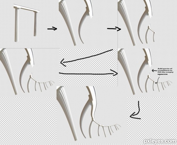 Creation of A Tribute to Escher: Step 3