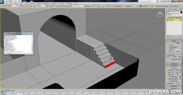 Creation of !mpossible WaterFall: Step 3