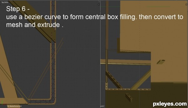 Creation of cat in a box with impossible corners: Step 6