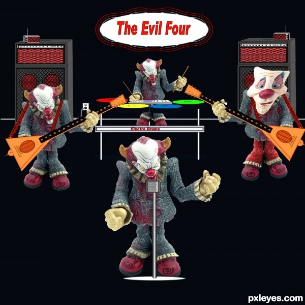 Creation of The Evil Four: Step 15