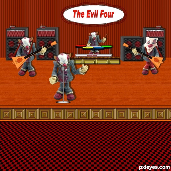 Creation of The Evil Four: Step 20