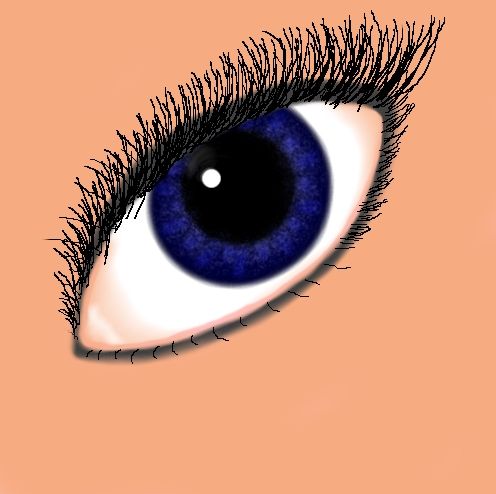 Creation of Blue Eyes: Step 14