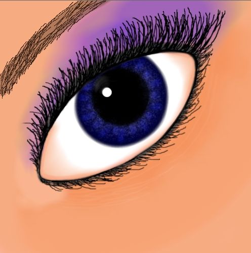 Creation of Blue Eyes: Step 16