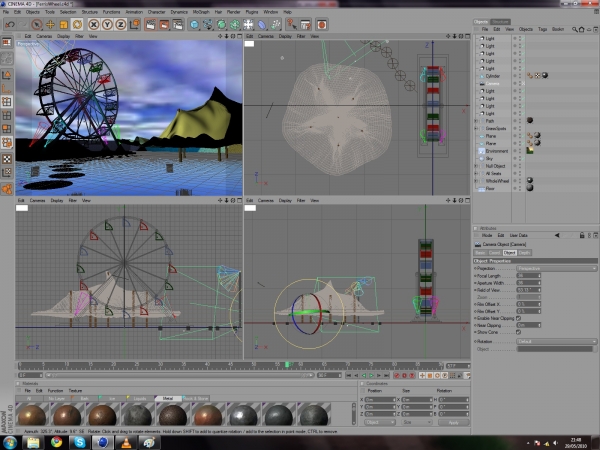 Creation of Ferris Wheel: Step 6