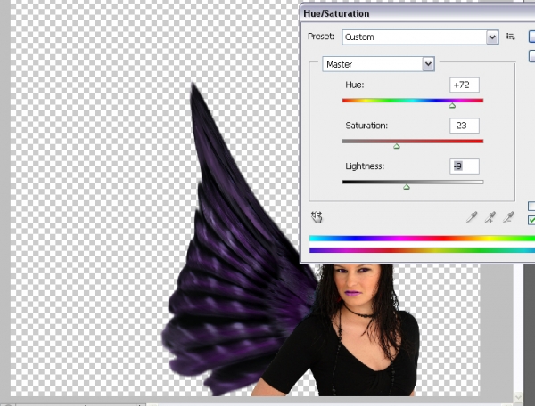 Creation of Purple Fairy: Step 10