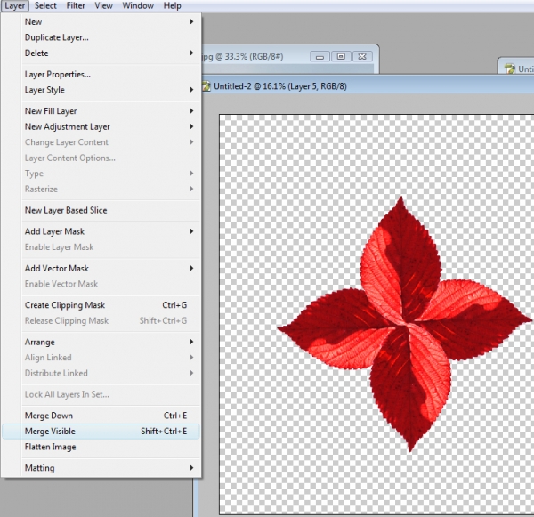 Creation of Pinwheel: Step 6