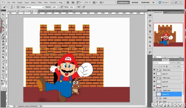 Creation of Super Mario: Step 11