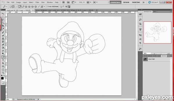 Creation of Power up Mario: Step 3