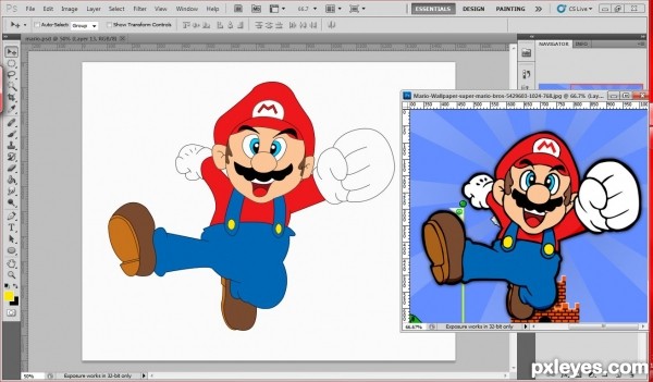 Creation of Power up Mario: Step 5