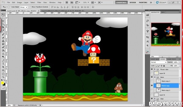 Creation of Power up Mario: Step 19