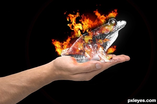 Creation of FROG IN FIRE: Step 10