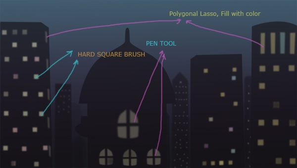 Creation of Fireworks: Step 2