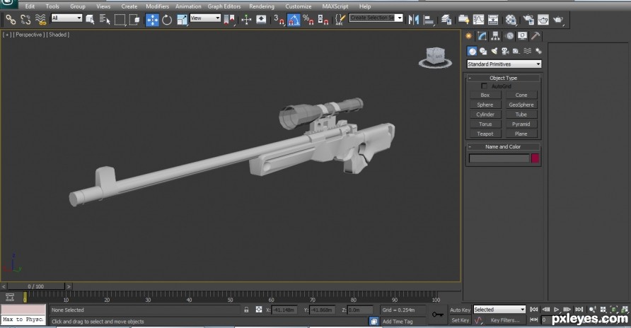 Creation of Sniper shooter: Step 9