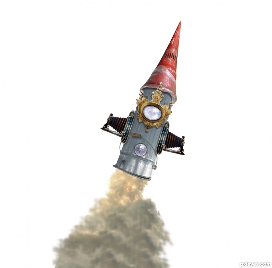 Creation of Gnome Rocket: Step 8