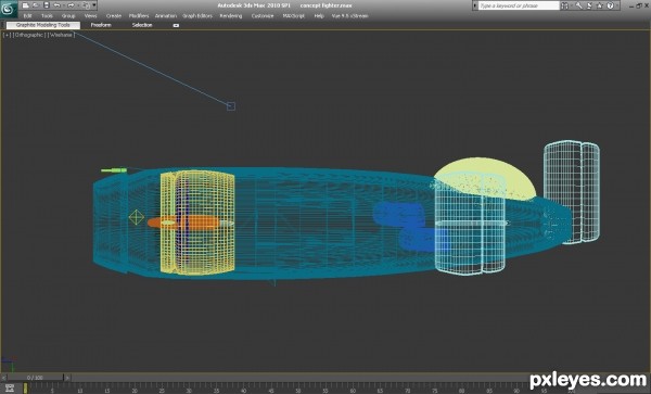 Creation of XP-56 VSTOL: Step 4