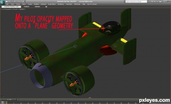 Creation of XP-56 VSTOL: Step 6