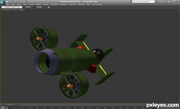 Creation of XP-56 VSTOL: Step 7