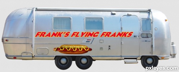 Creation of Frank's Flying Franks: Step 3