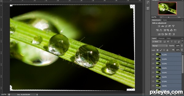 Creation of Water on grass: Step 2