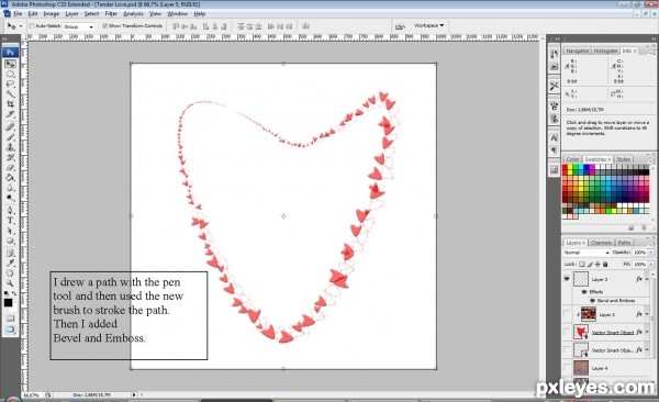 Creation of Tender Love: Step 4