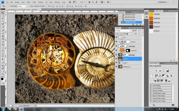 Creation of Fossil Timepiece: Step 7