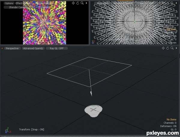 Creation of Fractal of many colors: Step 8