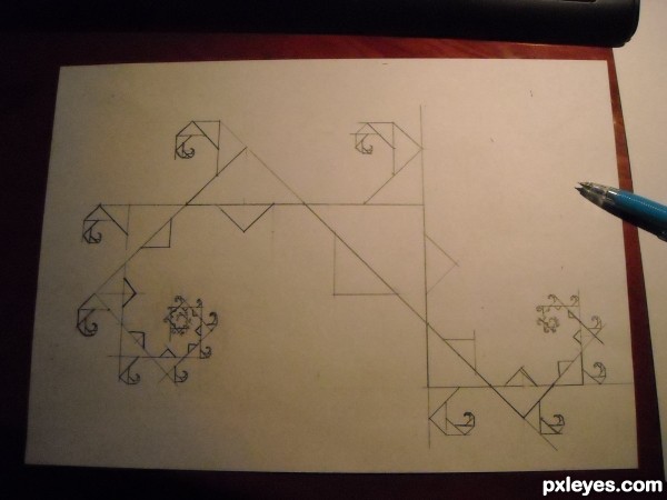 Creation of Dragon Fractal: Step 3