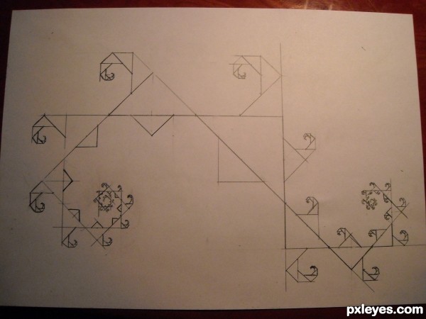 Creation of Dragon Fractal: Step 4