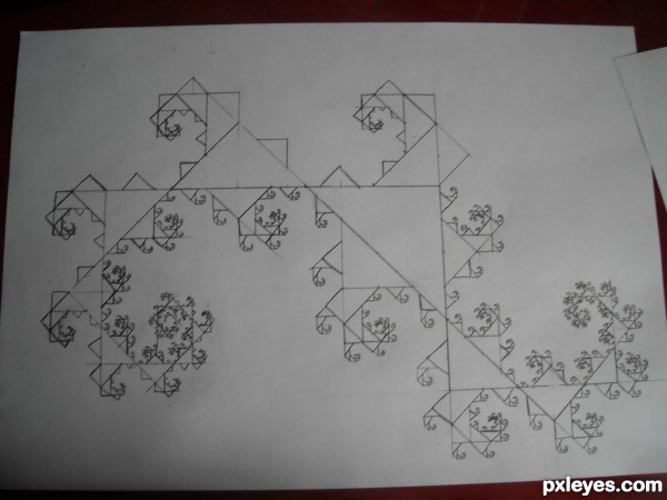 Creation of Dragon Fractal: Step 7