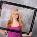 framed girl source image