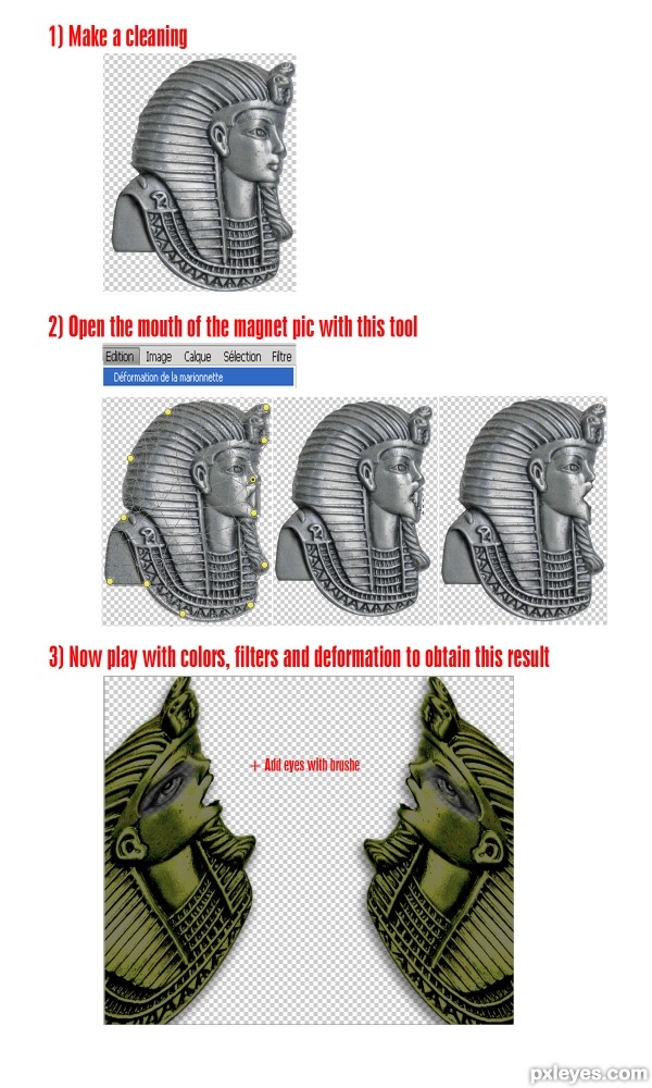 Creation of Secrets of Egypt: Step 1