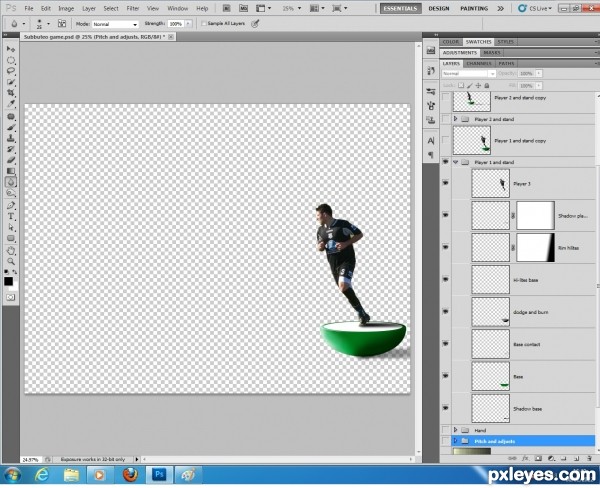 Creation of Subbuteo: Step 2