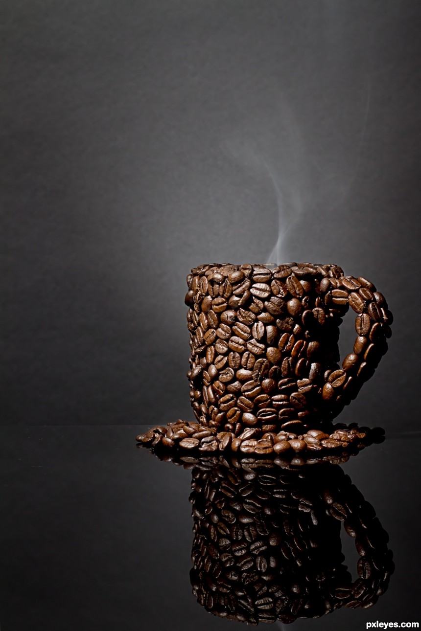 A cup of Coffee? photoshop picture)