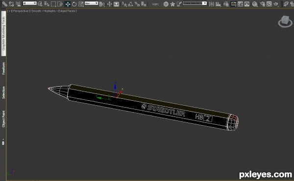 Creation of 2D holographic tablet: Step 4