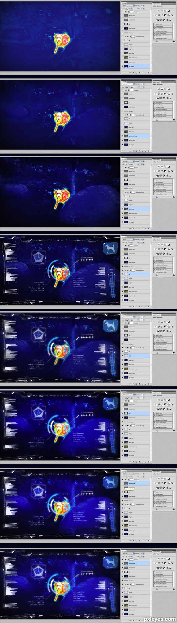 Creation of The Alien thermal Vision: Step 3