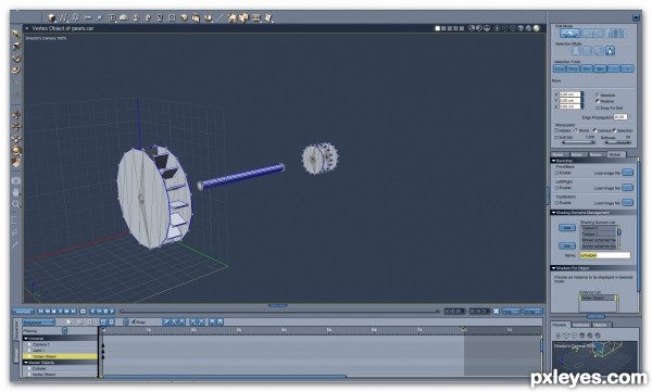 Creation of Watermill mechanics: Step 3