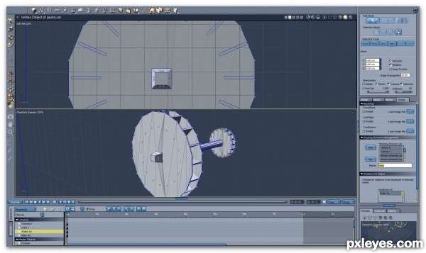 Creation of Watermill mechanics: Step 4