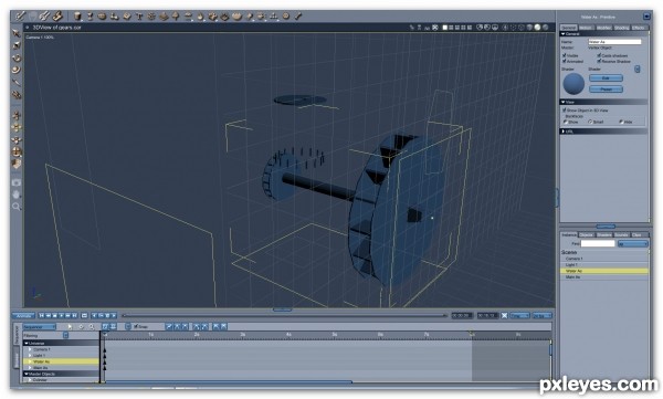 Creation of Watermill mechanics: Step 5