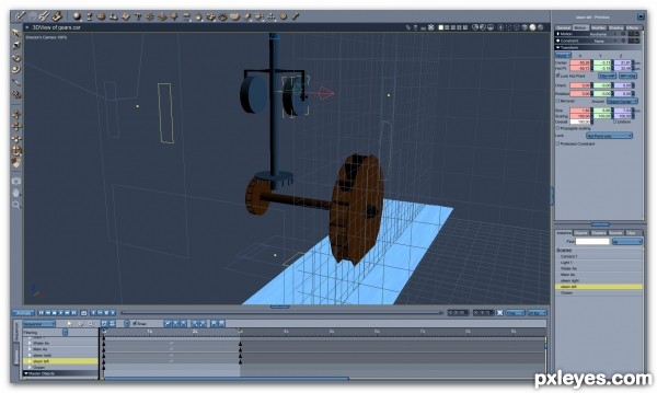 Creation of Watermill mechanics: Step 8