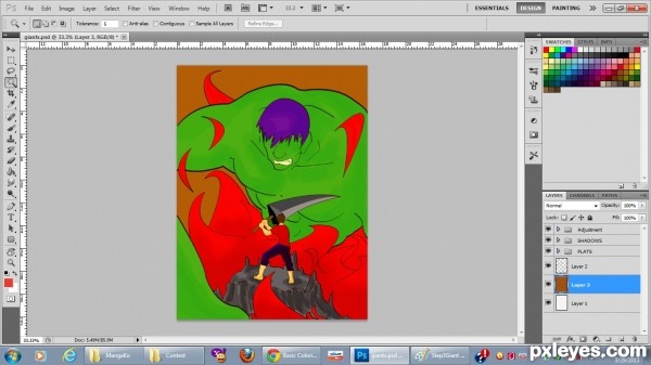 Creation of The HULK vs Juan De La Cruz: Step 5