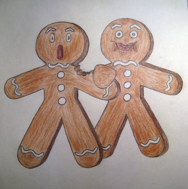 Creation of Cannibalistic Gingerbread Men: Step 4