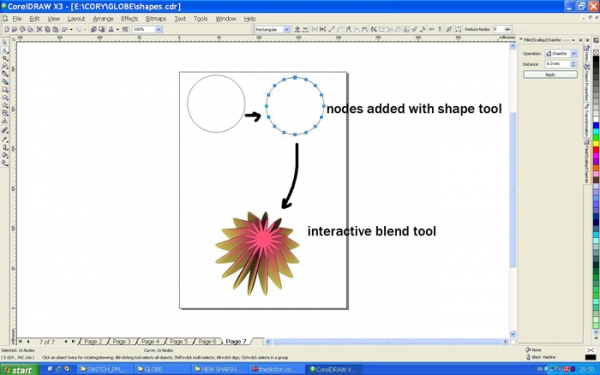 Creation of Bursting Into Blossom: Step 16