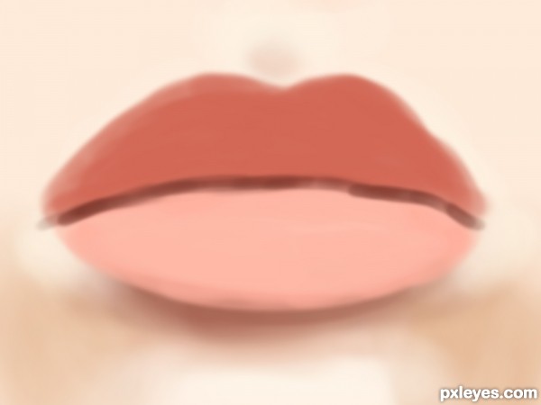 Creation of Lips: Step 1