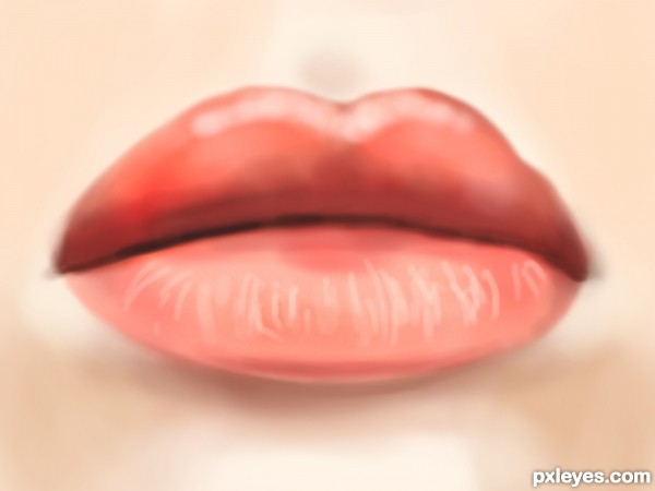 Creation of Lips: Step 3